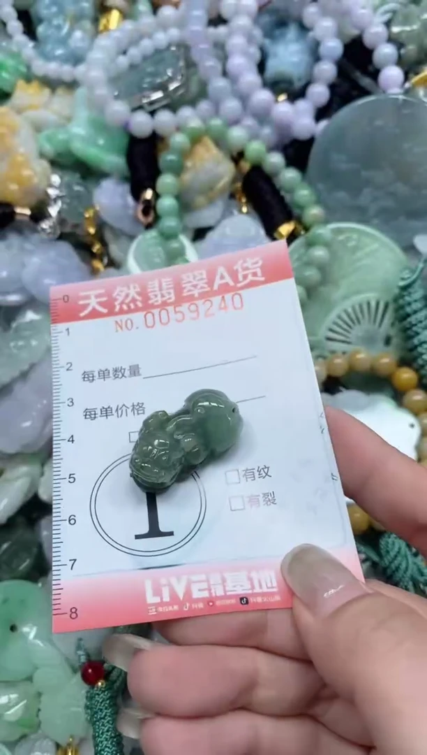 翡翠未镶嵌颈饰闪购0059240
