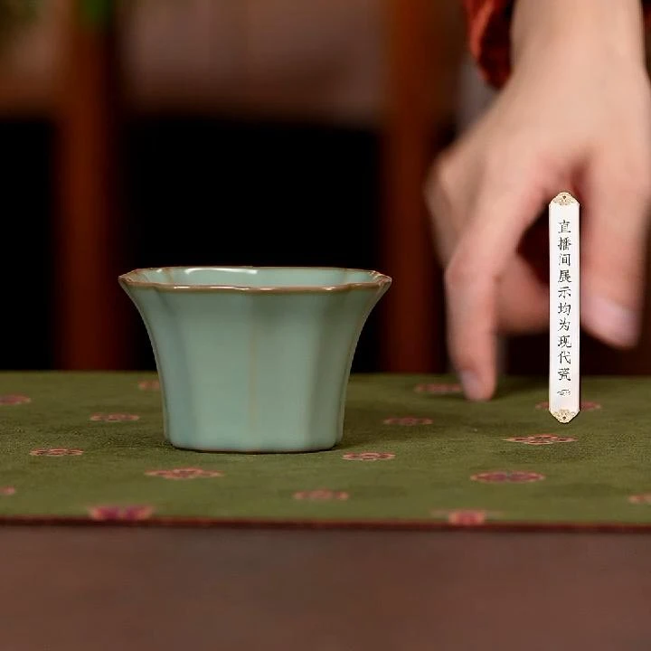 【小乔赏瓷】景德镇手工谢小金玉容杯