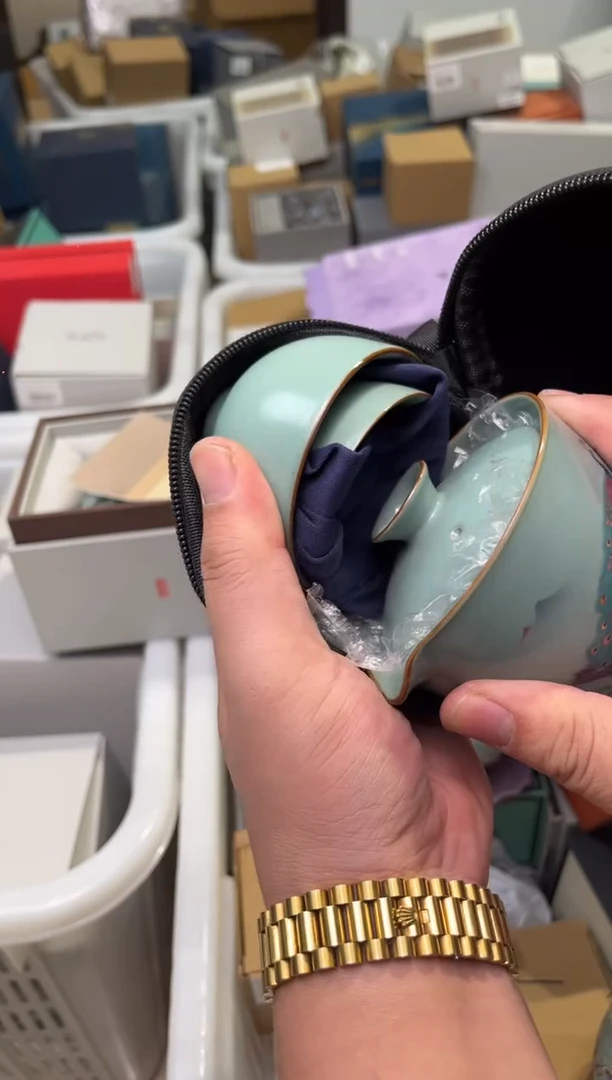 绿色旅行套茶具茶具