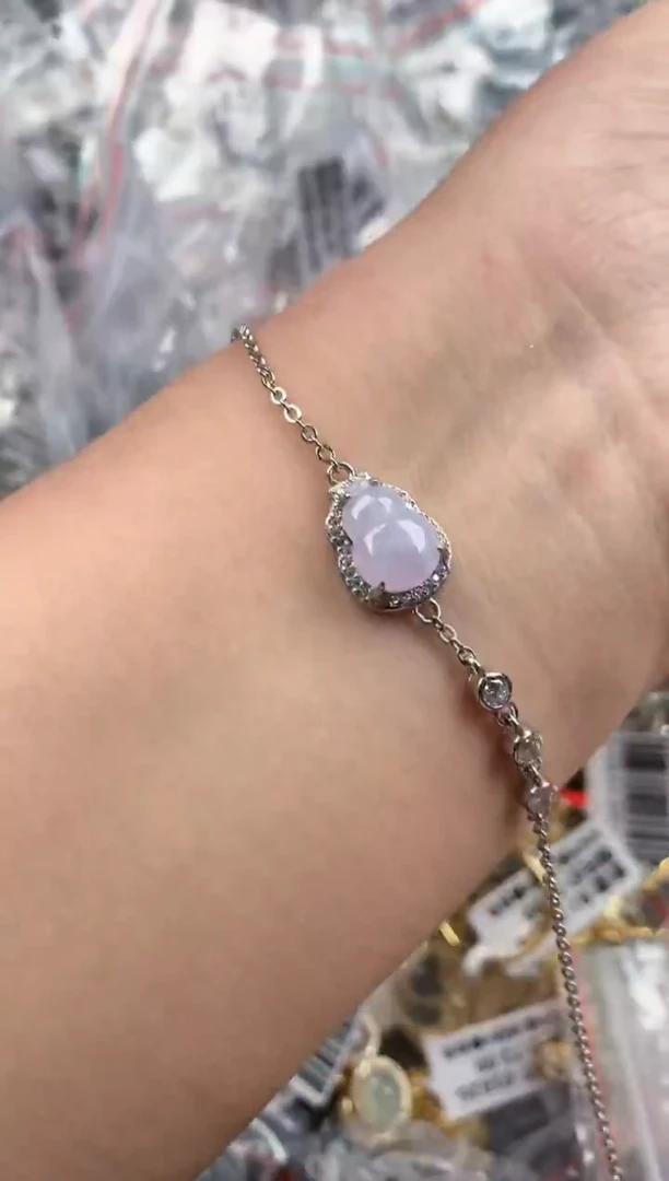 银S925镶嵌戒指翡翠444   1