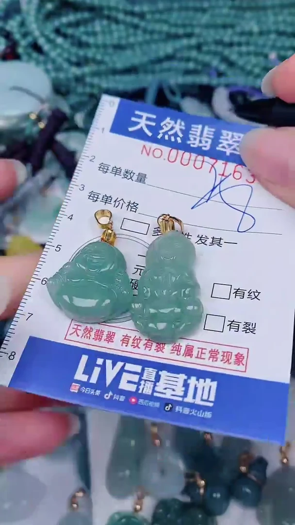 翡翠未镶嵌颈饰00007163