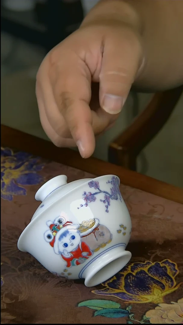 杯手工手绘杯杯很美丽