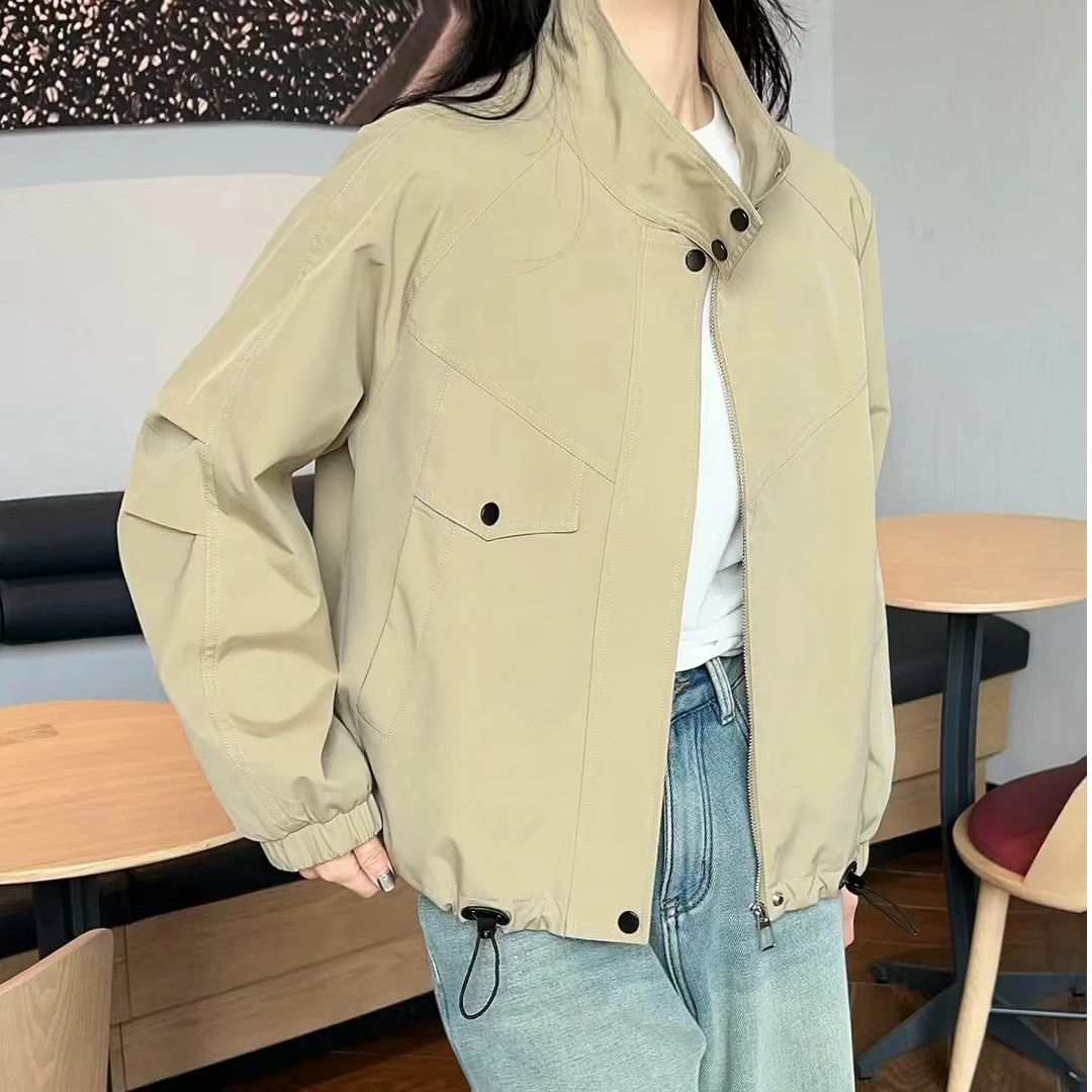 薄款宽松潮流短外套530