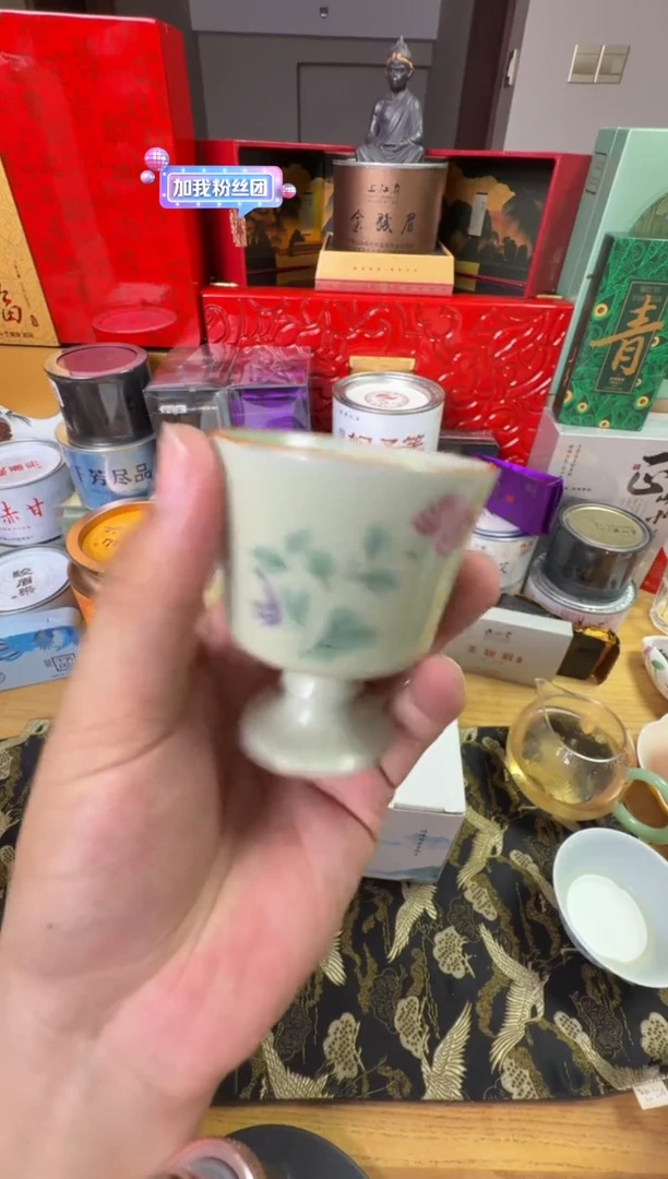 水晶玻璃吸管款紫橘主人杯