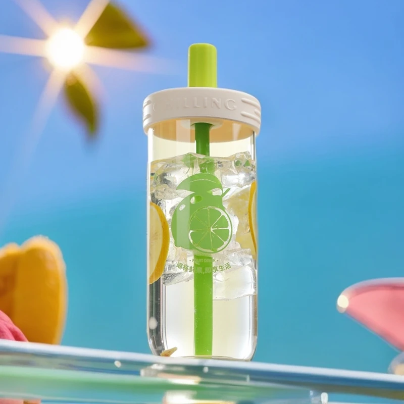 水杯女生可爱吸管杯便携2025新款高颜值学生女士专用杯子家用