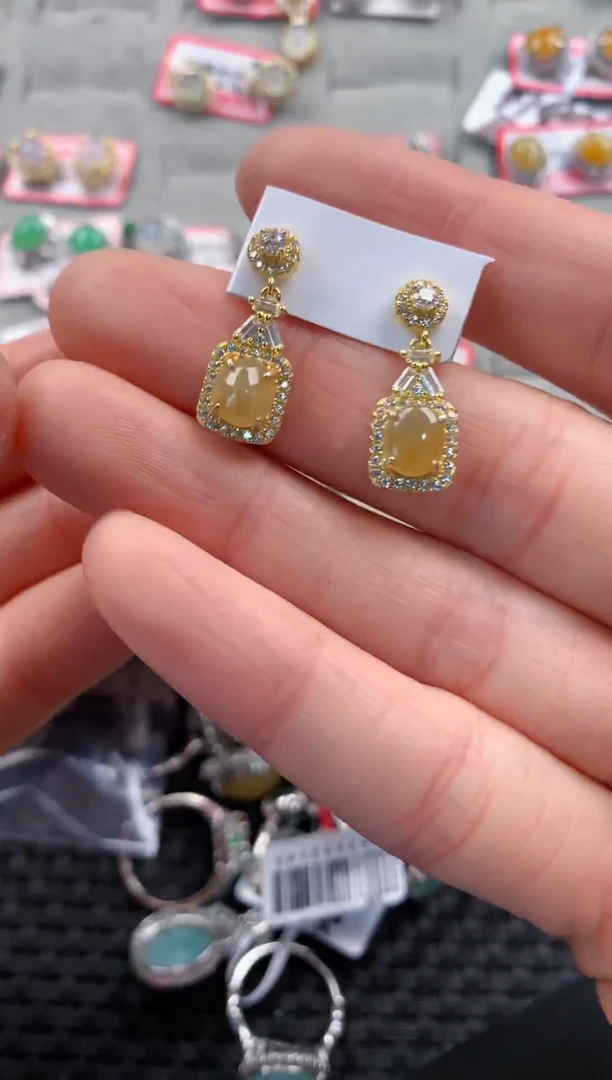 银S925镶嵌戒指翡翠44-----4