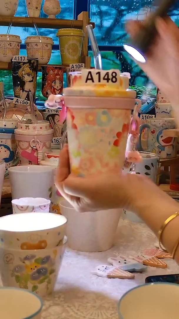 陶瓷景德镇手绘陶瓷杯