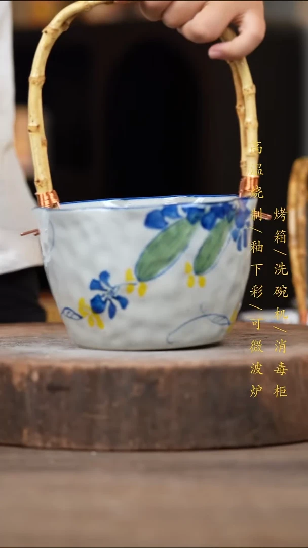 瓷片景德镇高温釉下彩(食品级)