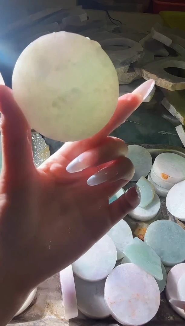 翡翠未镶嵌颈饰翡翠A货小蒋37