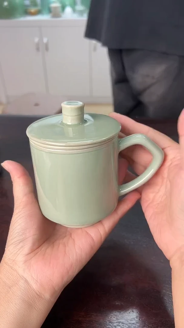龙泉云间青瓷小米茶器