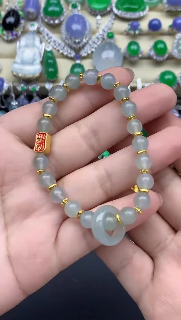 未镶嵌手链翡翠443-中国好珍宝