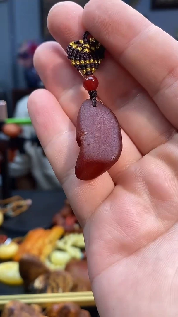 蜜蜡颈饰未镶嵌手机链