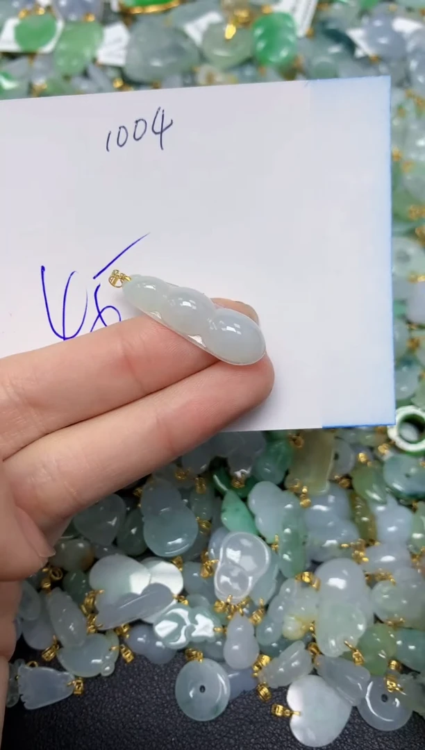 【闪购商品】翡翠颈饰18K金镶嵌 天然翡翠A货