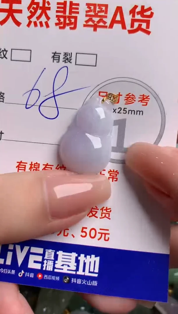 翡翠18K金镶嵌颈饰14003025