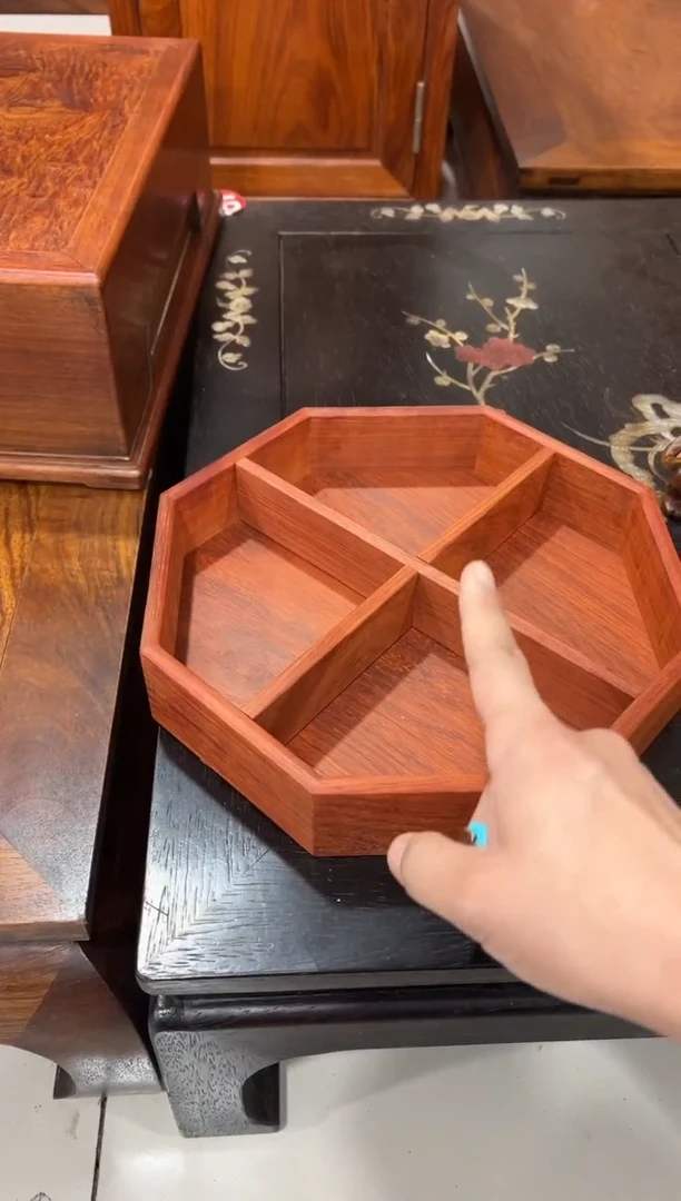 木可拆四格干果盒