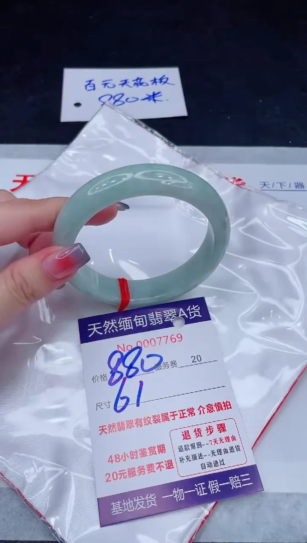 未镶嵌手镯翡翠880