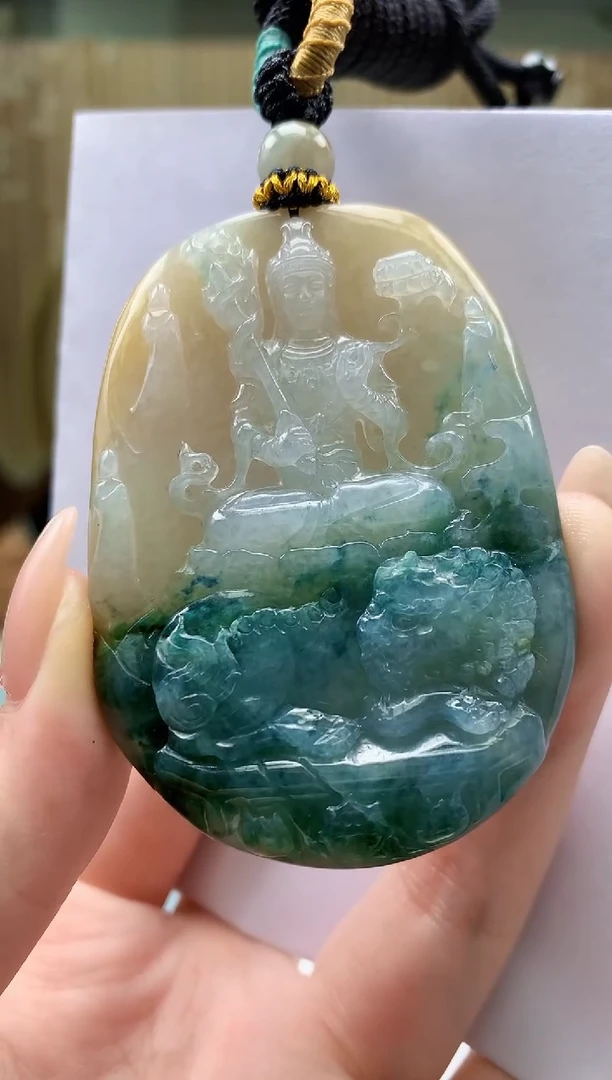 定制翡翠未镶嵌4917jw-毛货挂件56