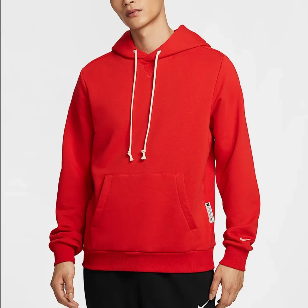 NIKE/耐克Dri-FIT男子针织导湿速干红色套头篮球连帽衫FZ0219657