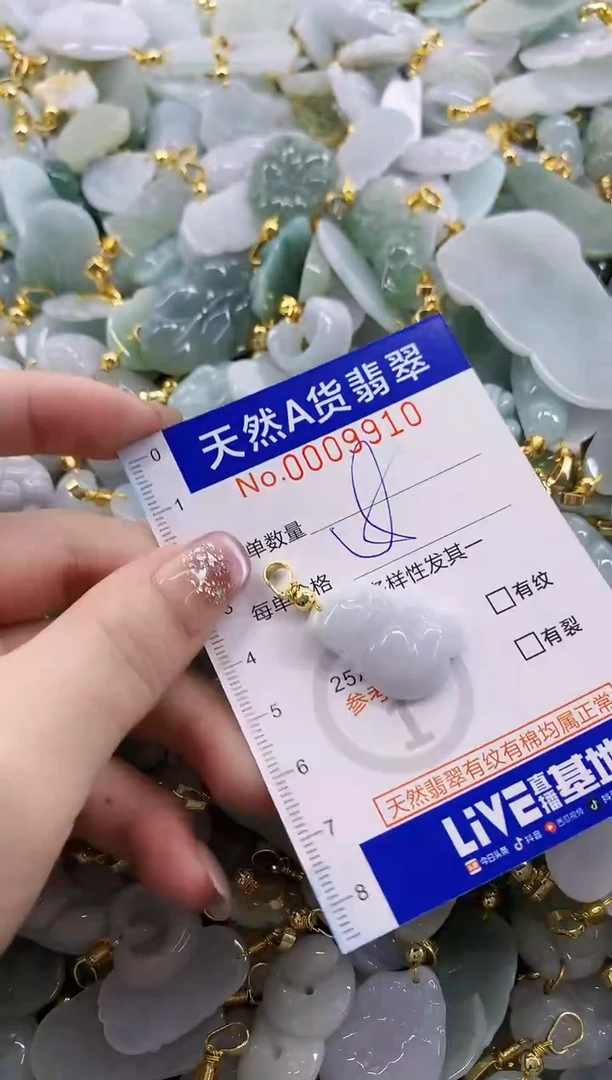 颈饰未镶嵌翡翠天然A货翡翠