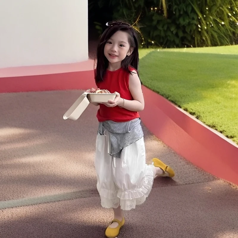 打底戴维贝拉【断码】橘思25女童骑行新款小孩夏天瑜伽裤宝宝小童休