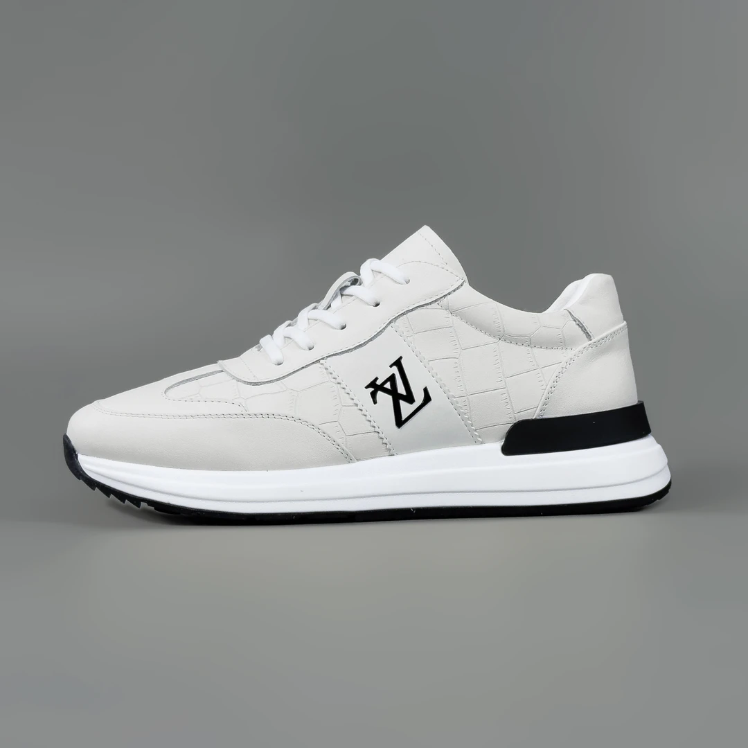 FANMIFAN/梵米凡头层牛皮轻奢男鞋时尚舒适软底百搭轻便休闲鞋