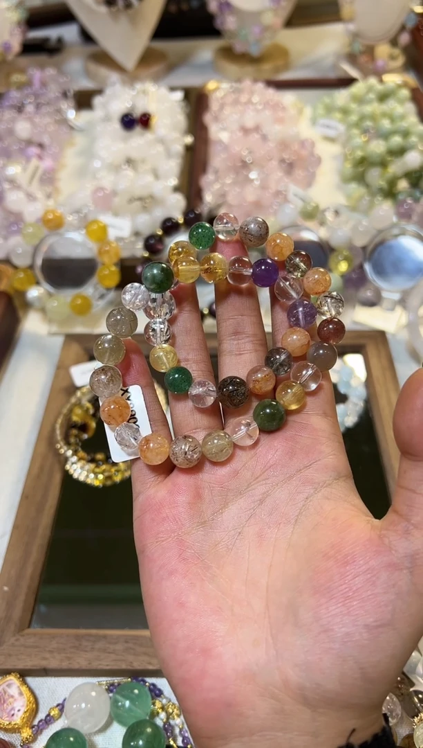 未镶嵌手串水晶【炘喜】天然水晶手串多样性发货 发其一