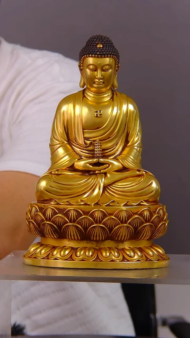 瓷片用****7 山水紫铜鎏 金造像结缘1111