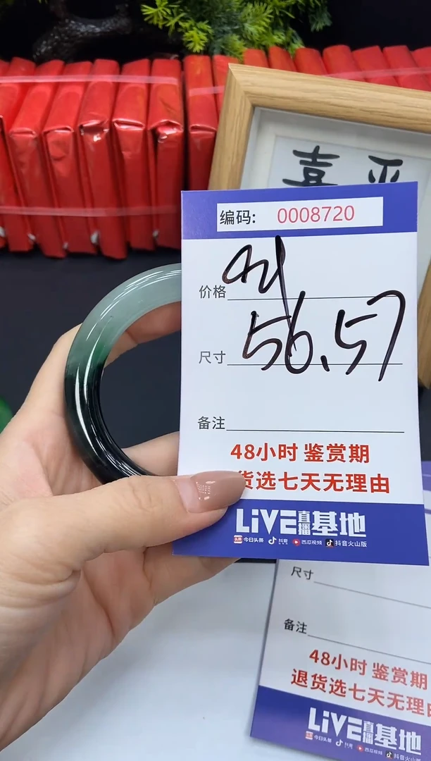 未镶嵌手镯翡翠0008720