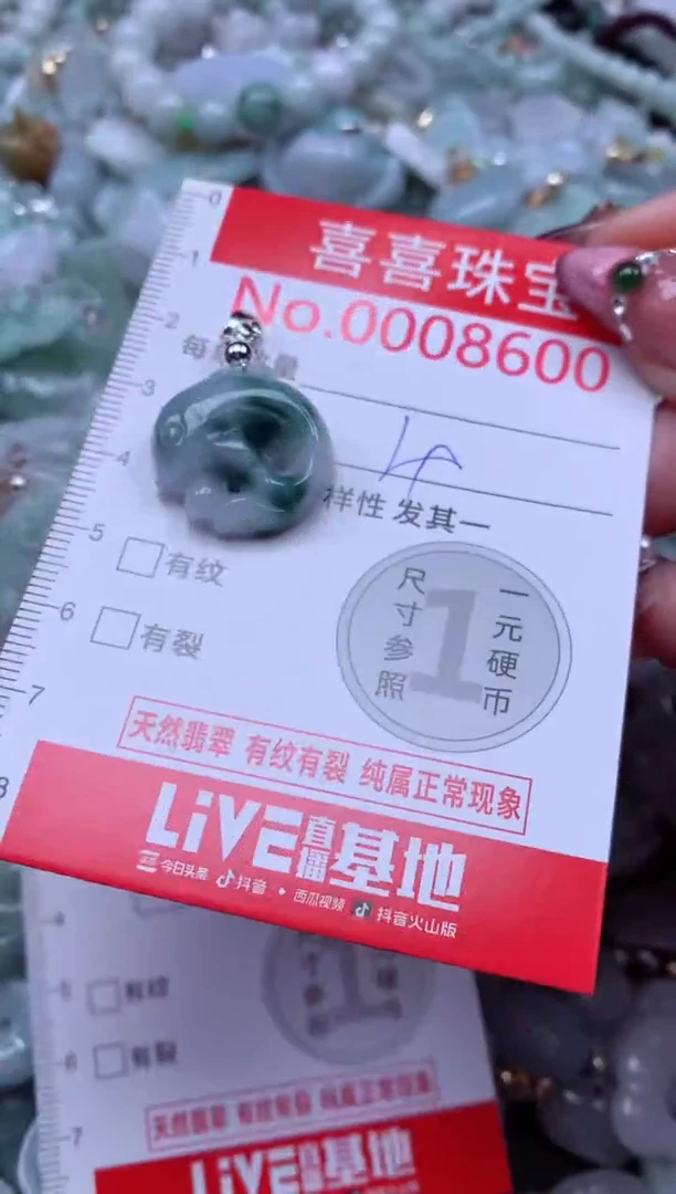 颈饰未镶嵌翡翠8600