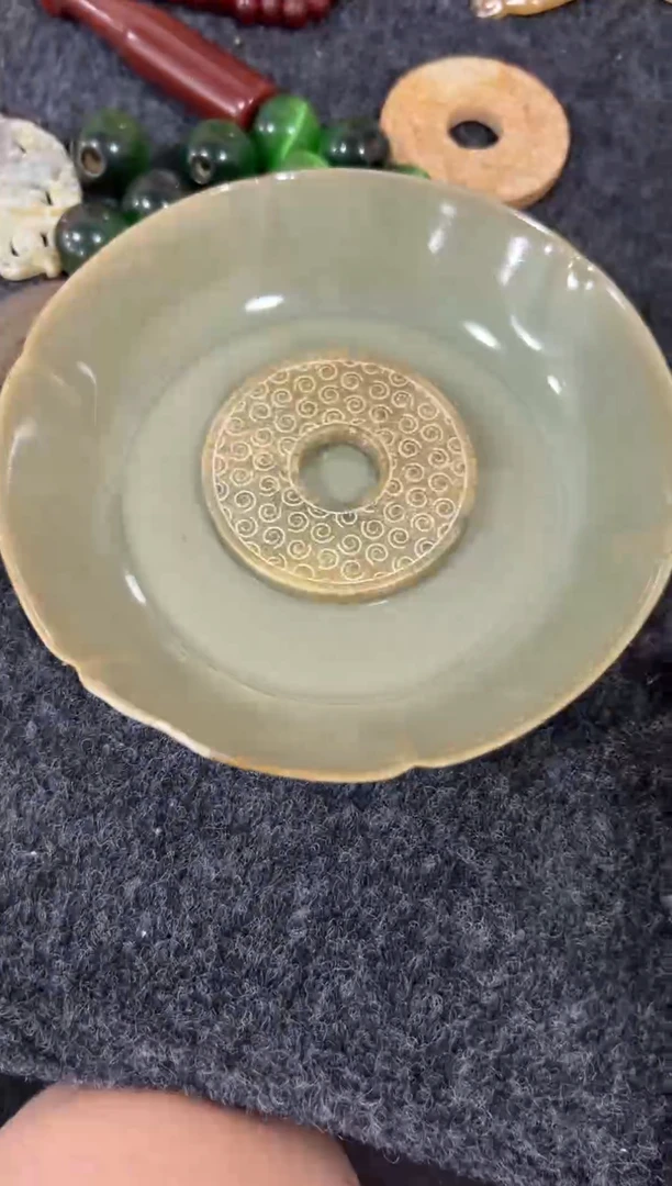 瓷片瓷器，手工，手绘