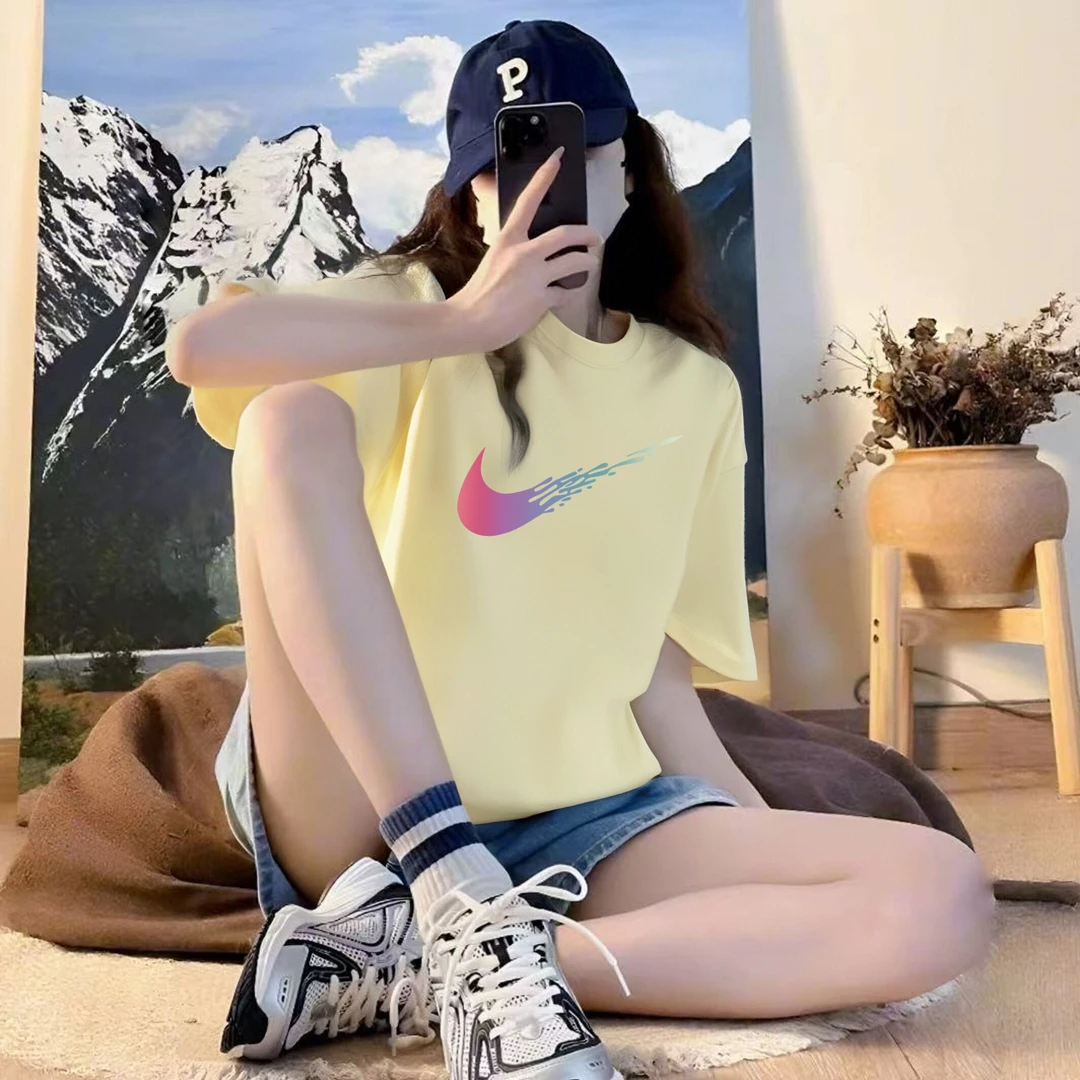 2025新款奥特莱斯官方正品夏季纯棉短袖女t恤女装女士女款时髦潮