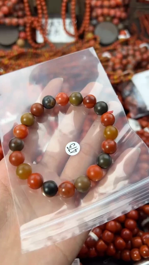 南红玛瑙未镶嵌手串10+