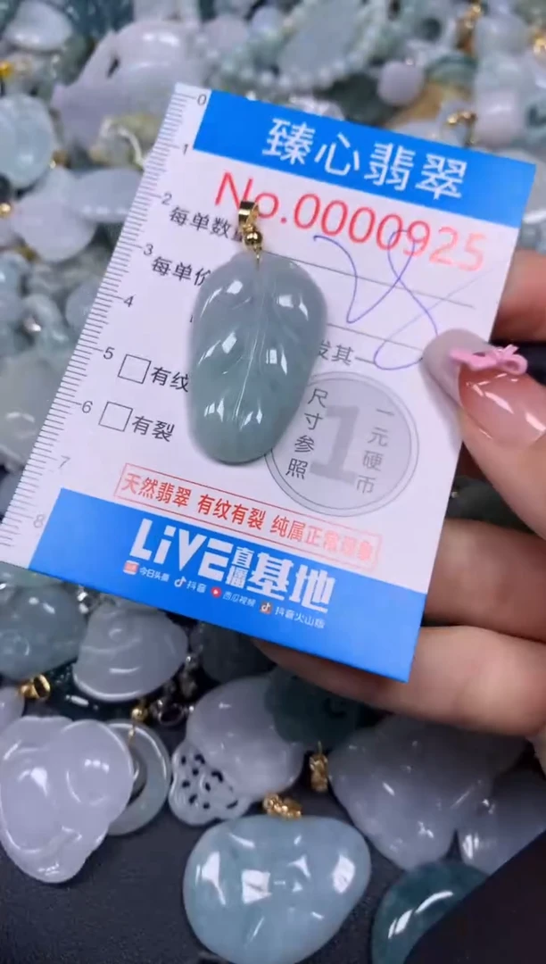 【闪购商品】翡翠颈饰未镶嵌含绳000925