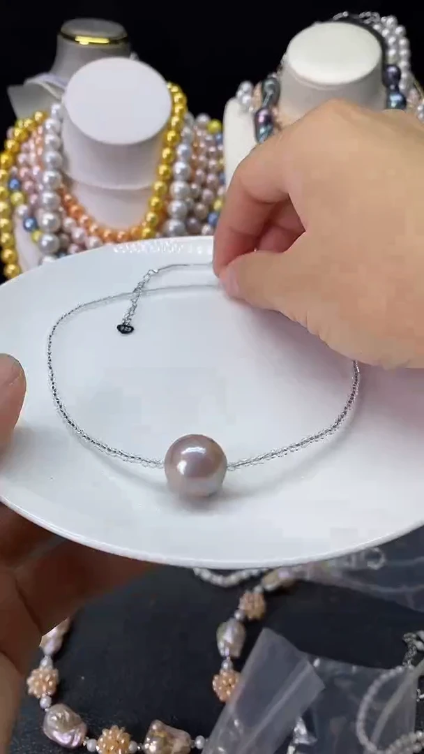 颈饰未镶嵌淡水珍珠多人15mm