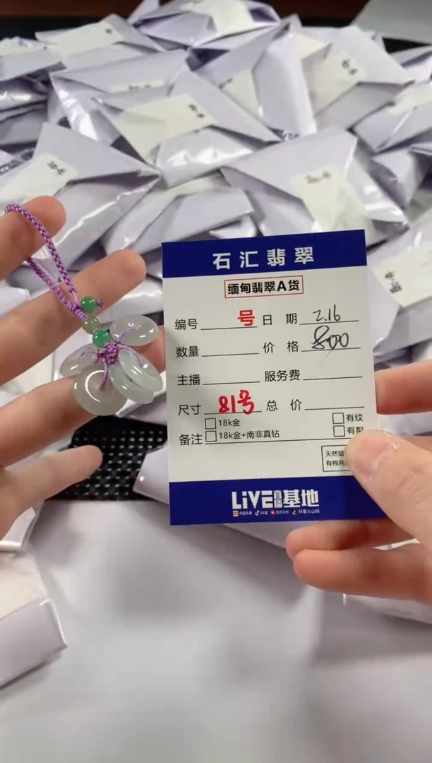 【闪购商品】翡翠颈饰未镶嵌11111111