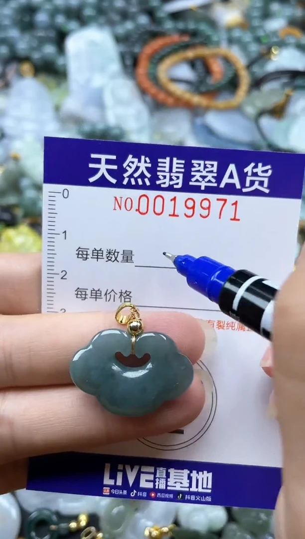 颈饰未镶嵌翡翠019971