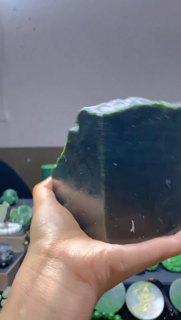 未镶嵌和田玉珠宝半成品1