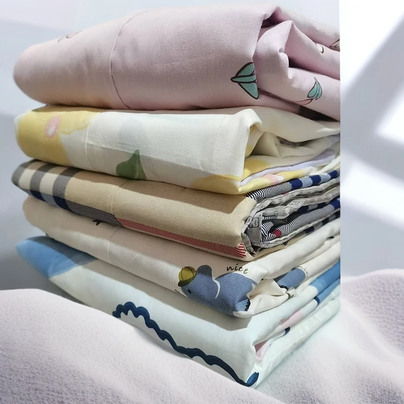 全棉斜纹棉拼接被套1.5*2米