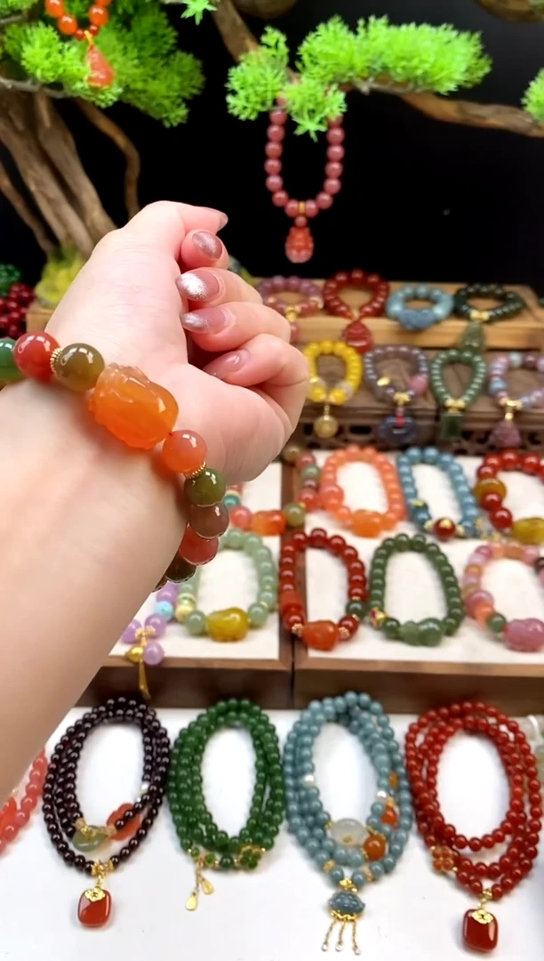 未镶嵌玛瑙手饰多宝貔貅10mm