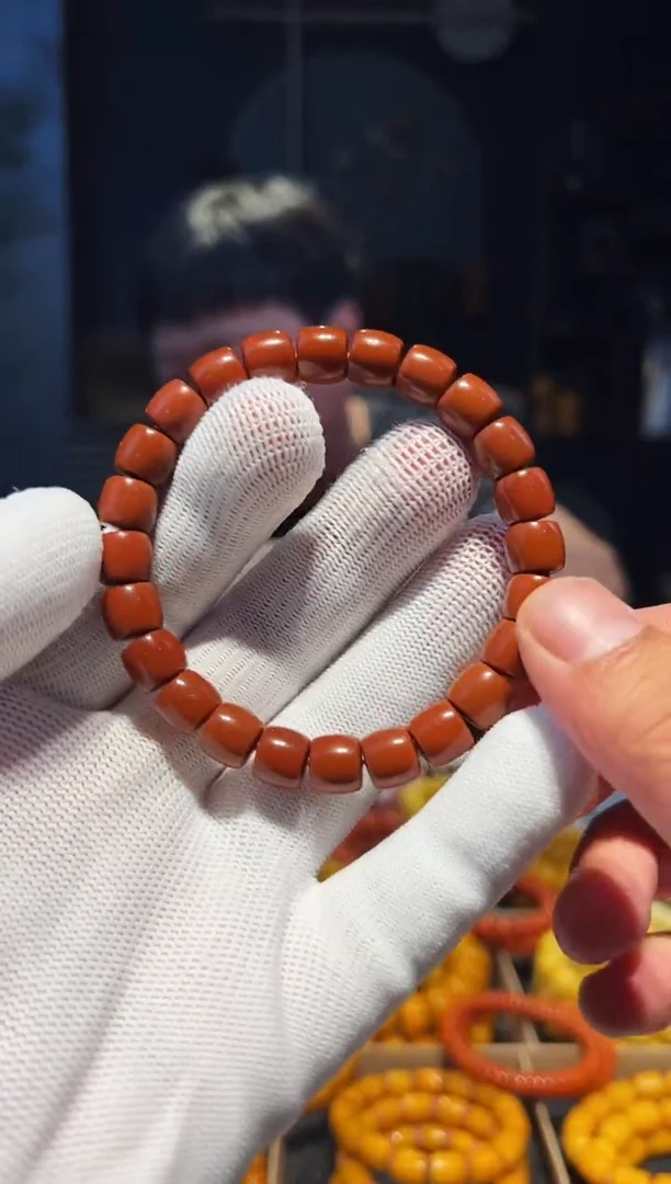 未镶嵌手链南红玛瑙直切单圈