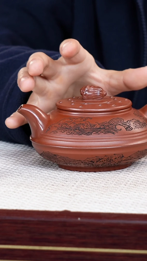 茶杯紫砂宜兴原矿紫砂 全手工制作