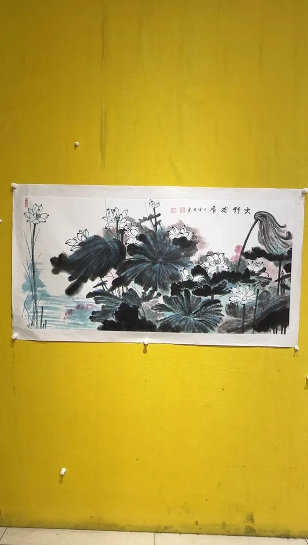 国画梁兆金/精品国画/8平尺