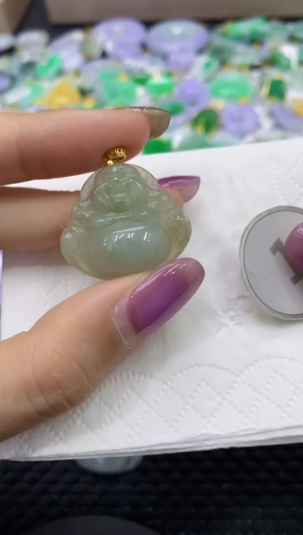 颈饰未镶嵌翡翠天然缅甸翡翠A货