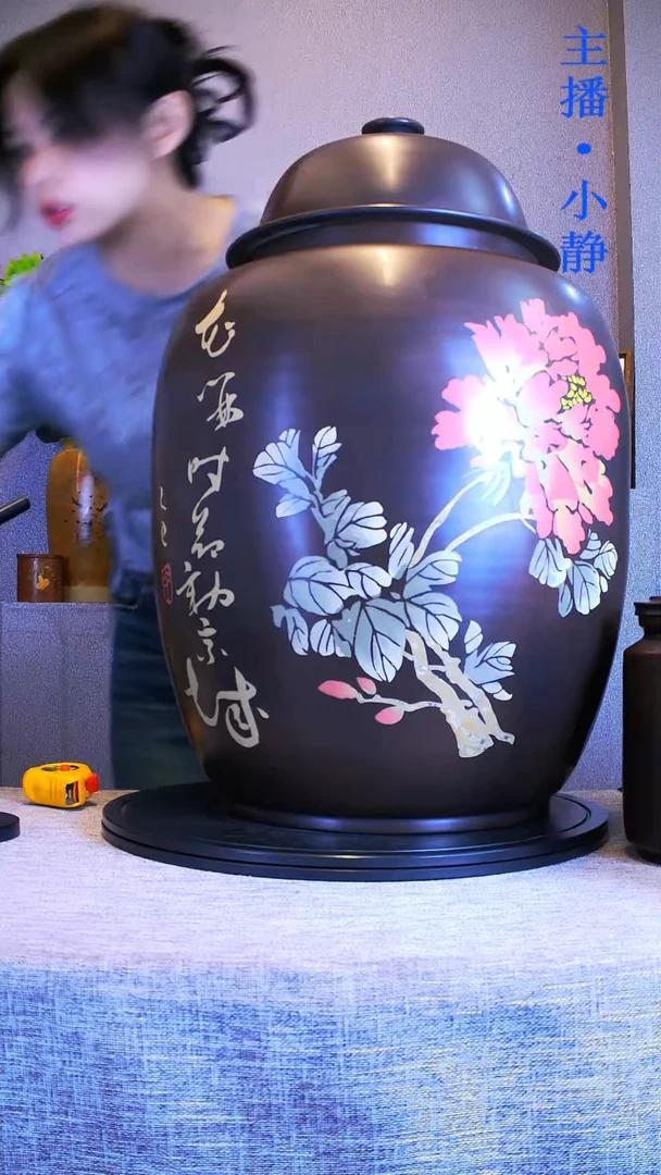 全手工紫陶茶罐精磨357饼30片006
