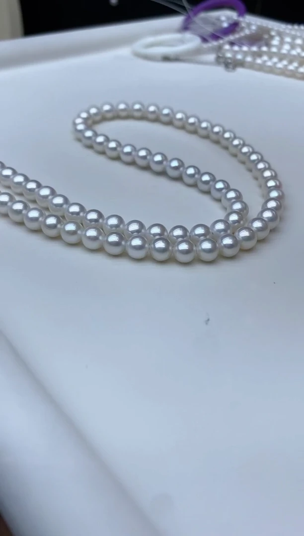 【闪购商品】淡水珍珠颈饰银S925镶嵌5.5-6mm