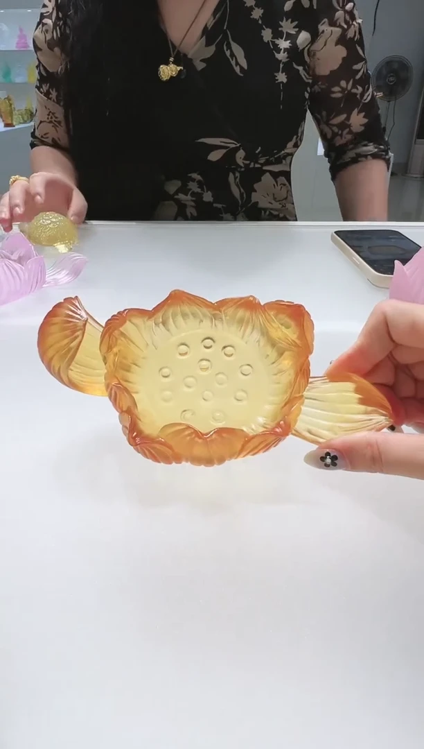 手工艺品琉璃古法琉璃底座