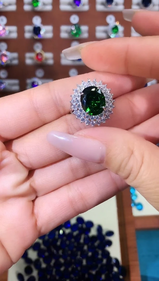 无925银莎弗莱色戒指