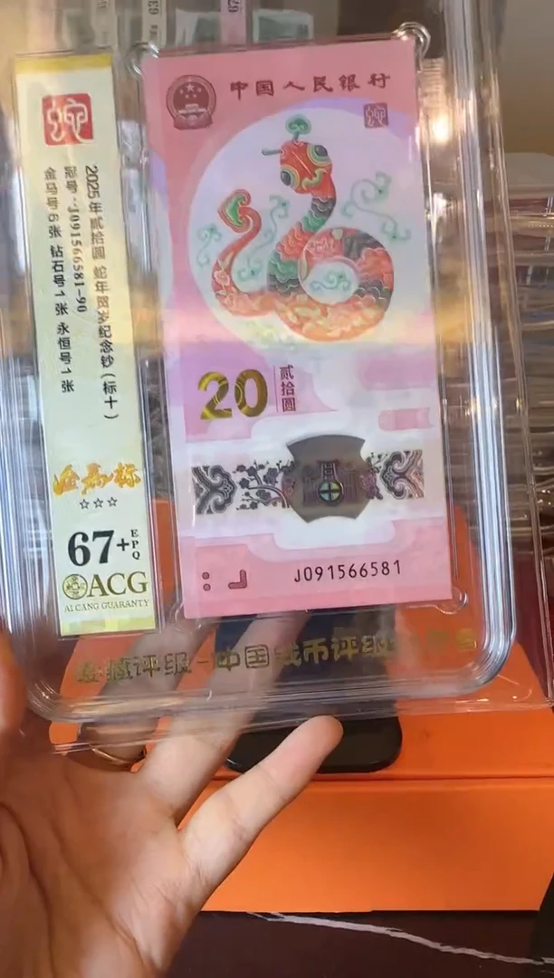塑料2025蛇钞 爱藏标十 如图  啊啊啊