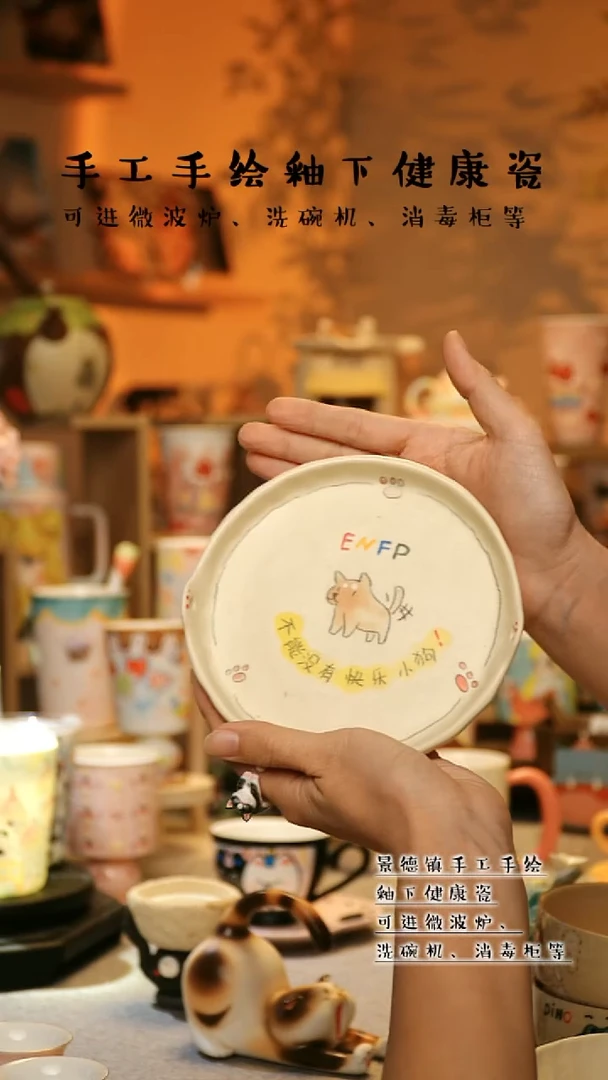 【闪购商品】陶瓷景德镇高温釉下彩&A691