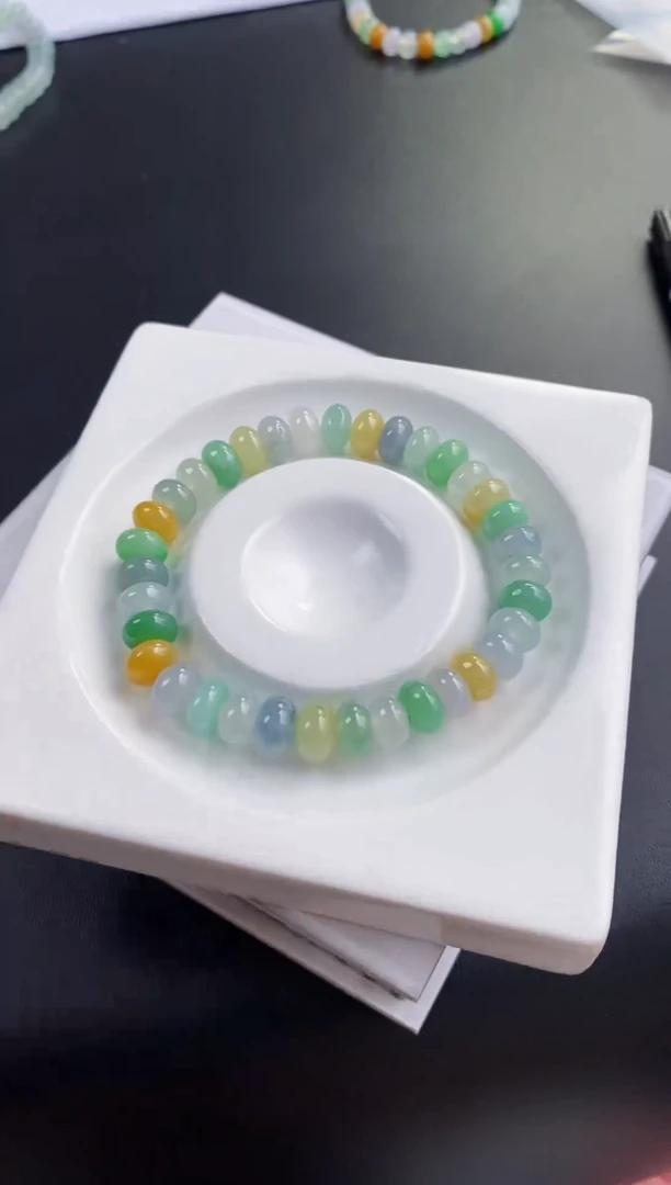 未镶嵌手串翡翠15天然A货翡翠手串